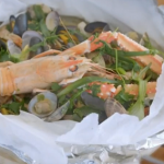 James Martin seafood En papillote on James Martin’s French Adventure