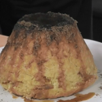 Anna Haugh steamed woodcock pudding with demi-glace sauce and truffles 