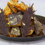 John Whaite tempered chocolate with honeycomb shards recipe on Chopping Block