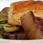 Mike Reid beef and onion pie recipe on Sunday Brunch