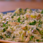 Matt Tebbut risotto with chicken pie filling recipe on Save Money: Good Food 