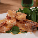 The hairy bikers rainbow trout with creamy prawn sauce and watercress recipe