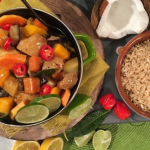 Levi’s fruity summer chicken curry recipe on Lorraine