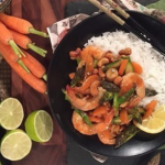 Ching’s wok fried prawns and asparagus recipe on Lorraine