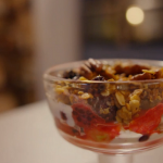 Simon Rimmer granola fruit crumble recipe on  Eat the Week with Iceland