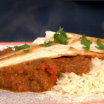Sam Faiers sea bass madras curry recipe on Sunday Brunch