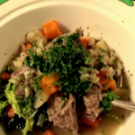 The hairy bikers Scotch broth with lamb shoulder and barley recipe on Hairy Bikers’ Best of British