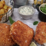 James Tanner fish and chips with mushy peas recipe on Lorraine