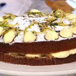 Tim Maddams courgette cake with whipped cream and cumin seeds recipe on Sunday Brunch