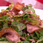 Phil Vickery Roast duck salad with pickled cherries and feta recipe on This Morning