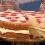 John Whaite raspberry and white chocolate cake recipe on Lorraine