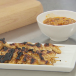 John Torode chicken satay with satay sauce recipe on Celebrity Masterchef