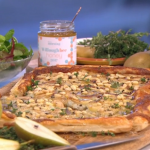Gino’s pear with dolcelatte and mascarpone tart recipe on This Morning