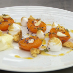 Marcus Wareing Italian meringue with cooked apricots recipe on MasterChef: The Professionals