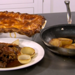 James Martin beef and ale pie with onions recipe on Saturday Mornings with James Martin