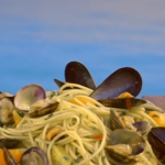 Gino’s spaghetti vongole with clams and mussels recipe