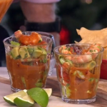 Rick Stein Christmas prawn cocktail with chipotle and lettuce recipe on This Morning