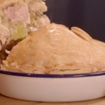 The Bikers Turkey stuffing and ham pie recipe