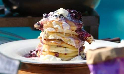 Buttermilk Blueberry Pancakes