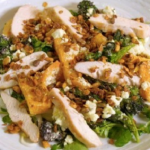 Stephen Terry chicken with butternut squash, broccoli and feta salad recipe
