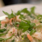 Matt Tebbutt prawns with rocket risotto recipe on Save Money: Good Food