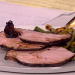 Tommy Banks roasted ham with black garlic recipe on This Morning
