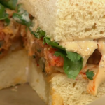 Max Halley ham, egg and chip sandwich recipe on Sunday Brunch