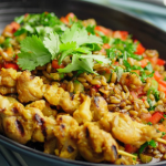 Jeremy Pang Chicken Satay With Freekeh Nasi Goreng recipe