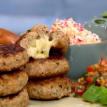 Phil Vickery melt-in-the-middle turkey burger recipe on This Morning