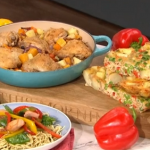 Phil Vickery and Jayden’s salmon stir-fry and Spanish omelette recipe on This Morning