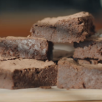 Liam’s dark chocolate brownies recipe on Liam Bakes