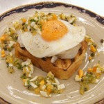 Marcus Wareing poached haddock on toast with a polonaise sauce recipe on MasterChef: The Professionals