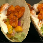 Simon Rimmer Spicy Prawn Tacos With Mango Salsa recipe on Sunday Brunch