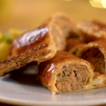 Paul Ainsworth sausage rolls with piccalilli recipe on The Best Christmas Food Ever