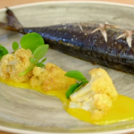James Martin mackerel with cauliflower and mango recipe on James Martin’s Great British Adventure