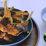 Parveen Ashraf spicy marinated lamb chops with a mint dip recipe on Parveen’s Indian Kitchen