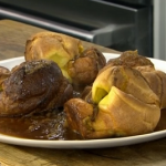 James Martin grandmother’s Yorkshire Puddings with onion sauce recipe on James Martin’s Saturday Morning