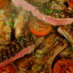 James Martin mixed grill with peppercorn sauce recipe on James Martin’s Great British Adventure