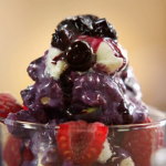 Jamie Oliver berry meringue ripple with dark chocolate recipe on Quick & Easy Food second series