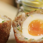 Lisa Faulkner scotch eggs with sausage meat recipe on John and Lisa’s Weekend Kitchen