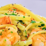 Clodagh’s 15 minute mid-week prawn with chilli and ginger linguine recipe on This Morning
