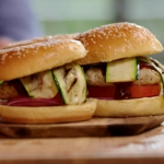 Levi Roots calypso burger with mango recipe on John and Lisa’s Weekend Kitchen