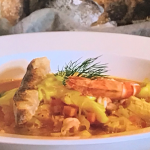 Ulrika Jonsson Swedish summer fish soup recipe on Lorraine