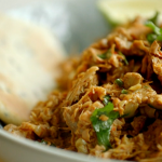 Nadiya Hussain jackfruit curry with speedy naan recipe on Nadiya’s Time to Eat