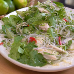 John Torode Thai chicken and glass noodle salad recipe on John and Lisa’s Weekend Kitchen