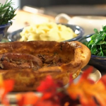 Craig Revel Horwood toad in the hole with a red onion, honey and mustard gravy recipe on Lorraine