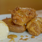 Nadia Sawalha banana fritters with star anise and ginger recipe on Nadia’s Family Feasts