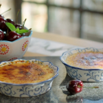 John Torode Creme Brulee with Cherries with Kirsch recipe on John and Lisa’s Weekend Kitchen