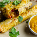 Simon Rimmer Moroccan Spiced Filo Parcels With Carrot and Rose Water Puree recipe on Sunday Brunch