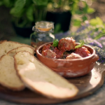 Gino D’Acampo meatballs with caramelised onions and tomato sauce recipe on Gino’s Italian Express